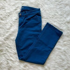 Loft Women's Modern Straight Blue Jeans Size 8